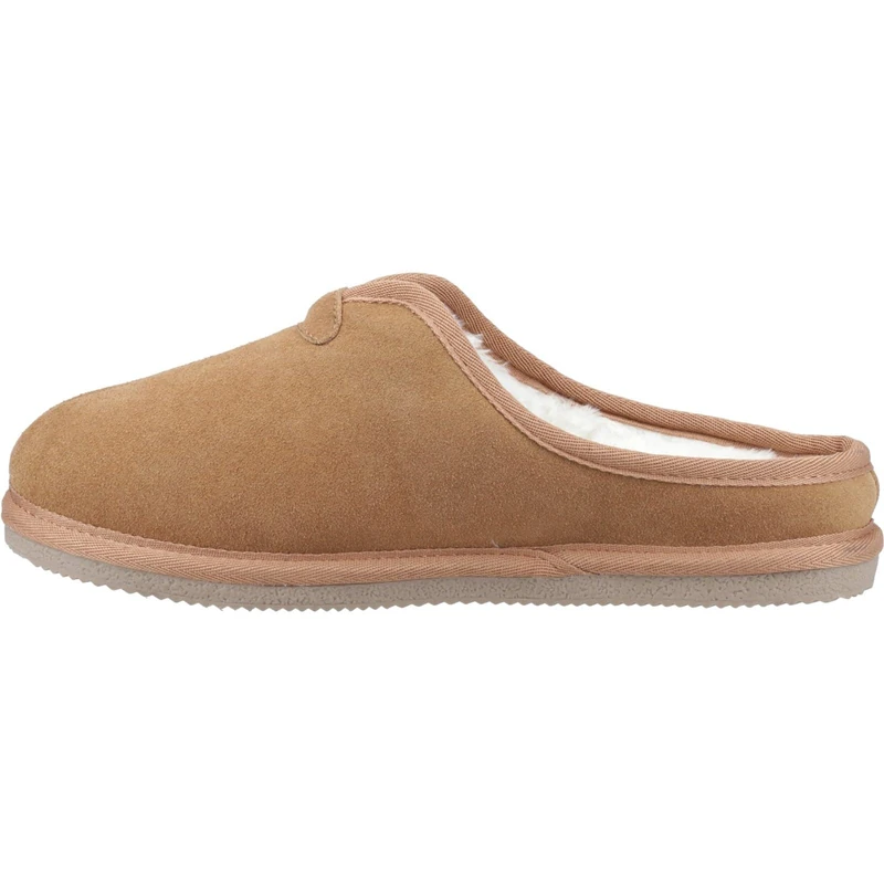 Hush Puppies Male Conrad Slippers, Tan, 8