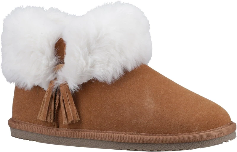 Hush Puppies Female Ayana Slippers, Tan, 7