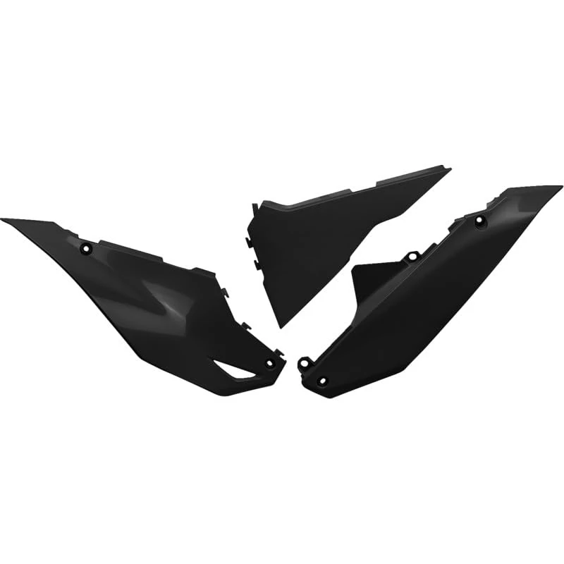 UFO PLAST Side Panels Black Kawasaki KXF 450 2024-2024
