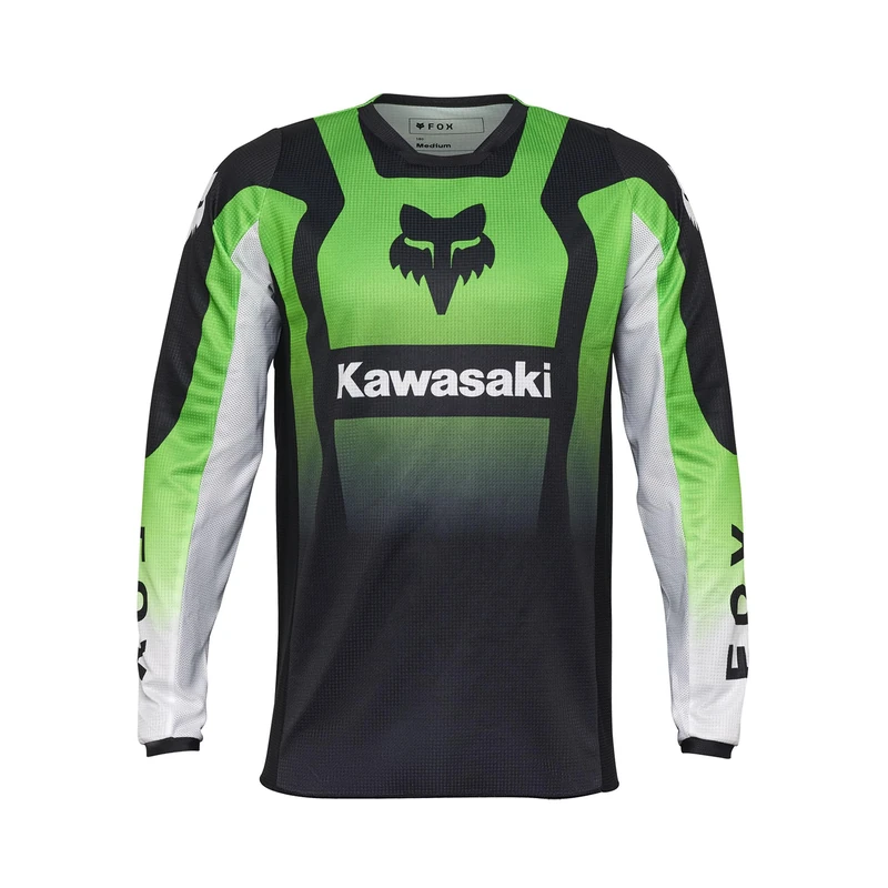 Fox Racing - 180 Kawasaki Jersey, Jersey's, FLO GRN, 2X Green