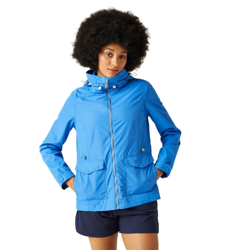 Regatta Womens Navassa Full Zip Hooded Rain Coat