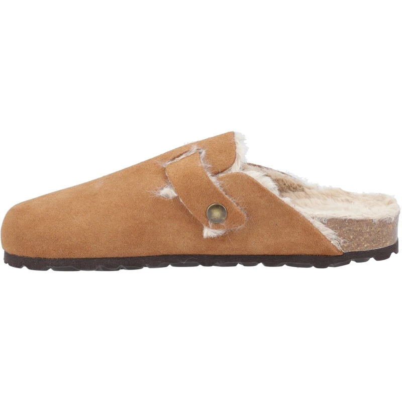 Hush Puppies Female Jade Slippers, Tan, 4