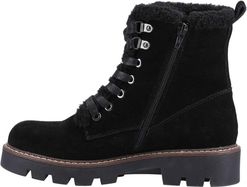 Hush Puppies Female Aurelia Ankle Boots, Black, 5