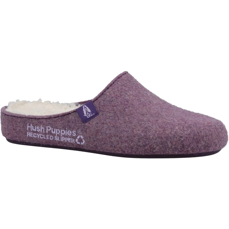 Hush Puppies Female The Good Slipper, Purple, 7