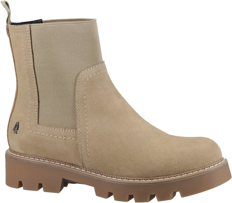Hush Puppies Female Adeline Ankle Boots, Sand, 5