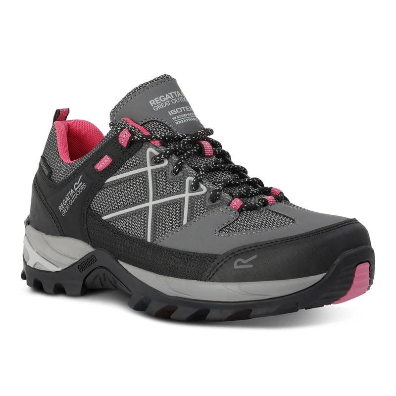 Regatta Lady Samaris III Low Cut Walking Shoes Waterproof Durable Hiking Footwear