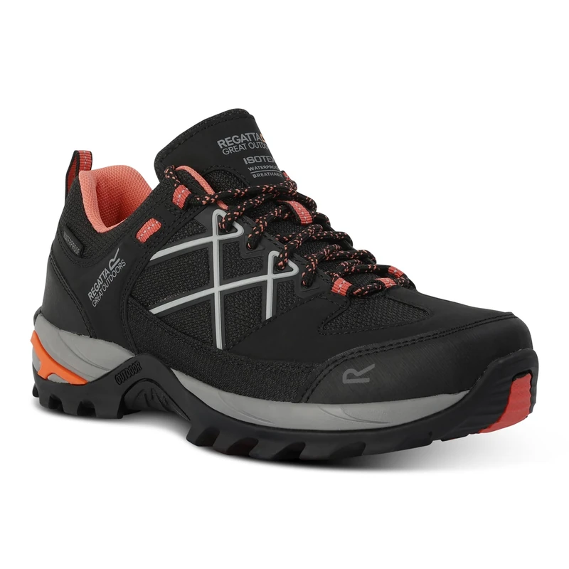 Regatta Women's Samaris III Low Walking Shoes with ISOTEX Membrane, Perfect for Hiking, Walking & Outdoors