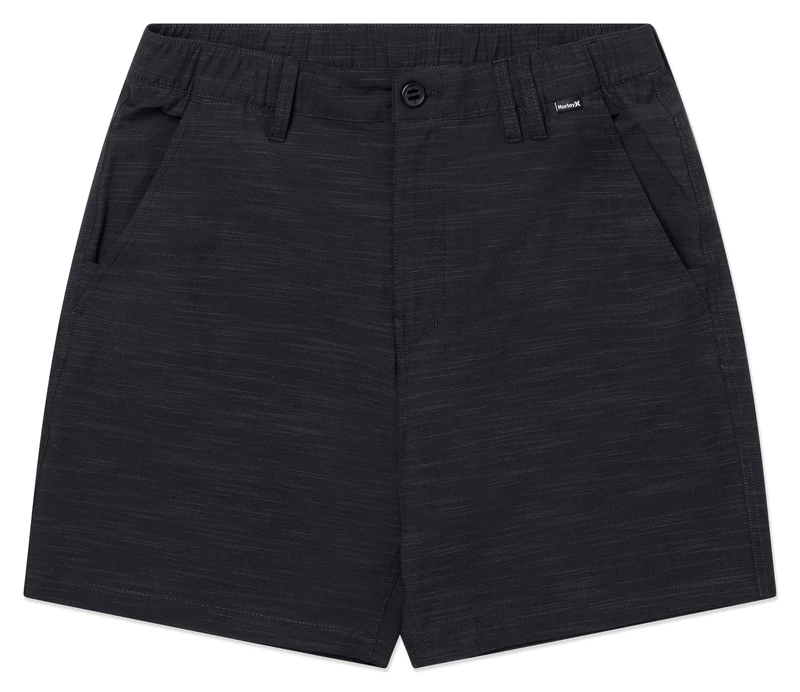 Hurley Shorts Mens - Phantom Slub 3/4 Waistband 18" Black