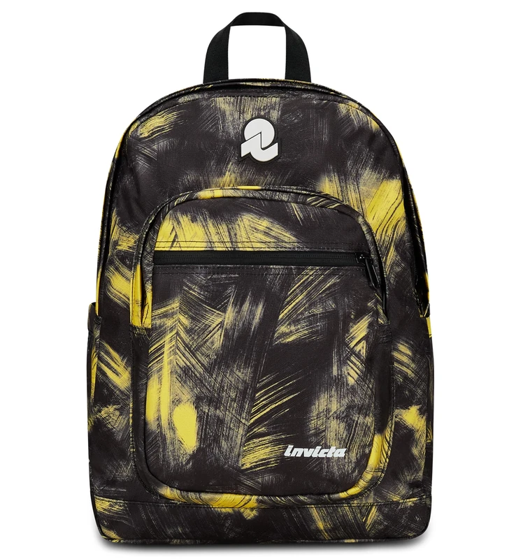 Invicta Jelek Fantasy School Backpack, Yellow, Double Compartment Super Large Backpack with PC or Tablet Pocket, Bottle Pocket and Organizer, Medium Upper Backpack and Travel, Boy