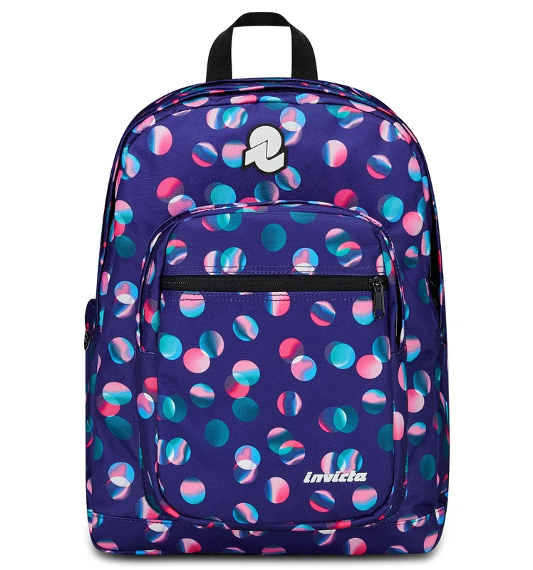 Invicta Jelek Fantasy School Backpack, Purple, Double Compartment Super Large Backpack with PC or Tablet Pocket, Bottle Pocket and Pocket with Organizer, Medium Upper and Travel Backpack, Girl,