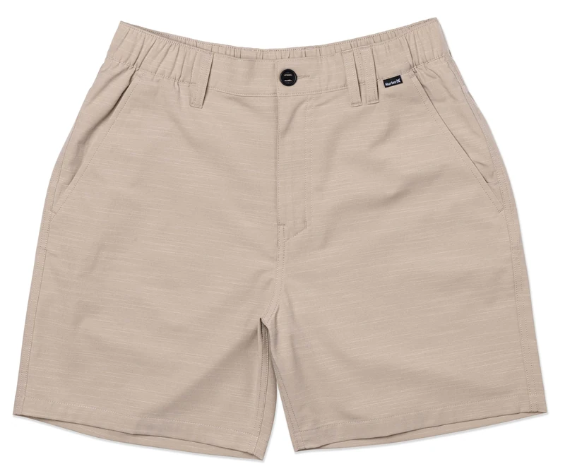 Hurley Shorts Mens - Phantom Slub 3/4 Waistband 18" Khaki