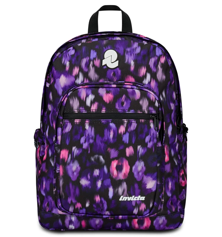 Invicta Jelek Fantasy School Backpack, Purple, Double Compartment Super Large Backpack with PC or Tablet Pocket, Bottle Pocket and Pocket with Organizer, Medium Upper and Travel Backpack, Girl,