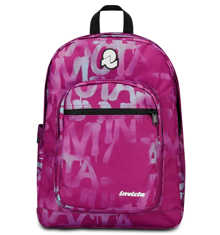 Invicta Jelek Fantasy School Backpack, Fuchsia, Super Large Double Compartment Backpack with PC or Tablet Pocket, Bottle Pocket and Pocket with Organizer, Medium Upper and Travel Backpack, Girl, pink,