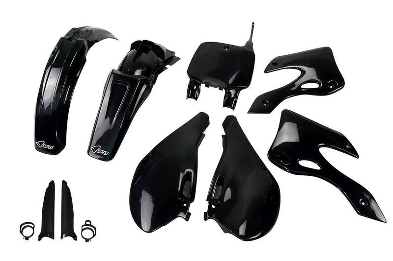 UFO PLAST Full Kit Black Kawasaki KX 250 1999-2002