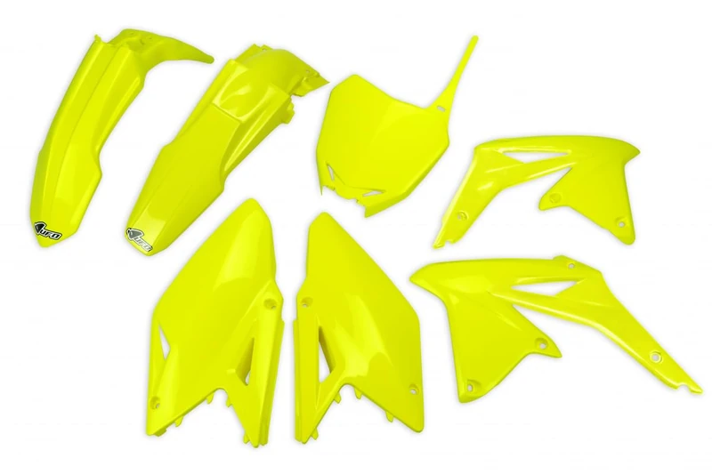 UFO PLAST Kit Yellow Fluorine Suzuki RMZ 450 2008-2017