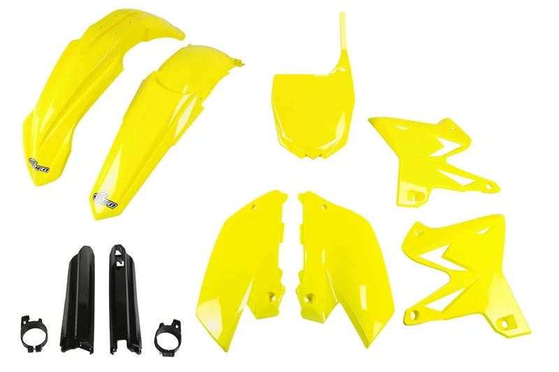 UFO PLAST Full Kit Yellow Yamaha YZ 125 2002-2004