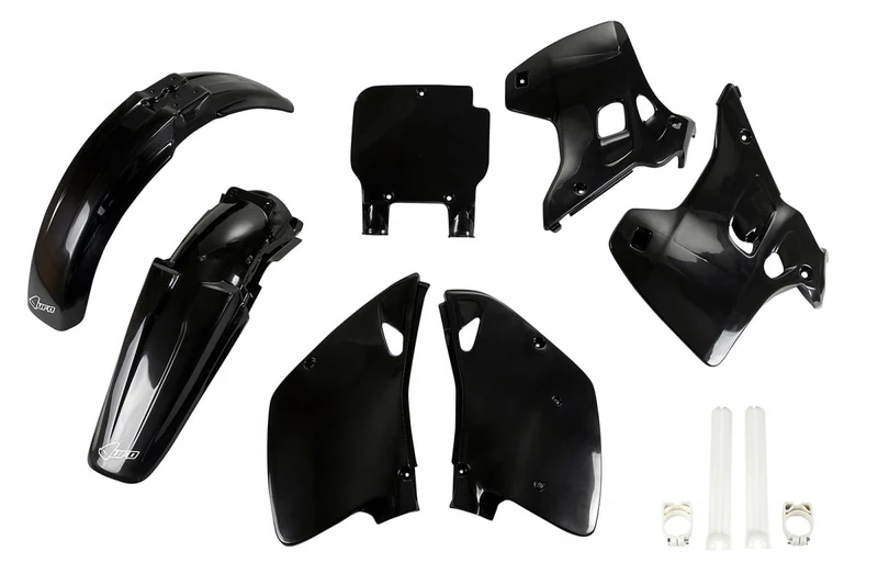 UFO PLAST Full Kit Black Kawasaki KX 125 1993-1993