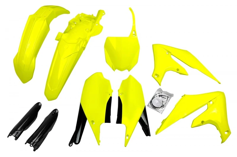 UFO PLAST Full Kit Yellow Fluorine Yamaha YZF 250 2019-2023