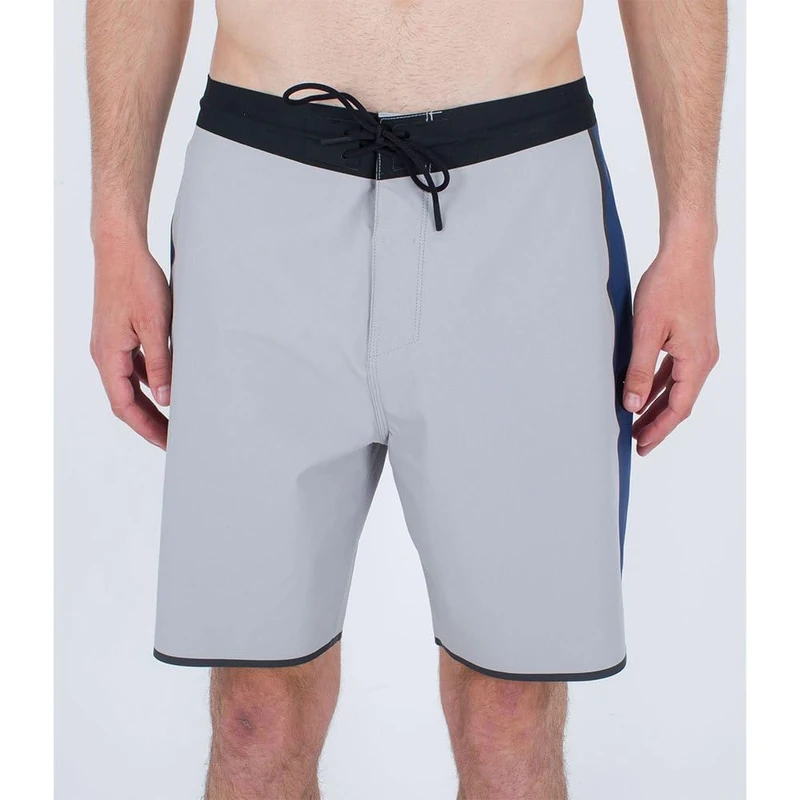 Hurley Mens Phantom+ Sidewinder Fuse 18" Board Shorts, Lt Stone Grey, 32 EU