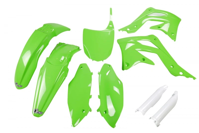 UFO PLAST Full Kit Green Kawasaki KXF 450 2012-2012 - Image 1
