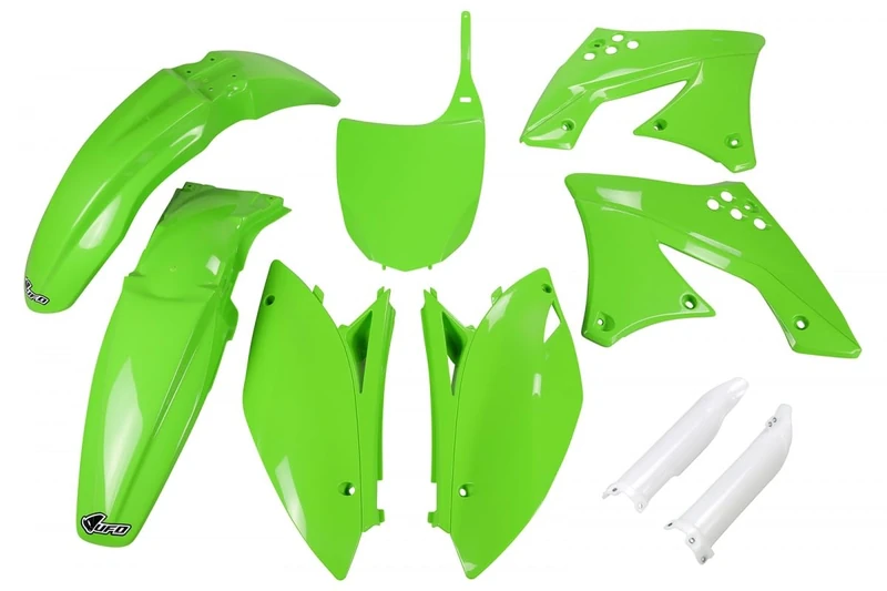 UFO PLAST Full Kit Green Kawasaki KXF 250 2009-2012