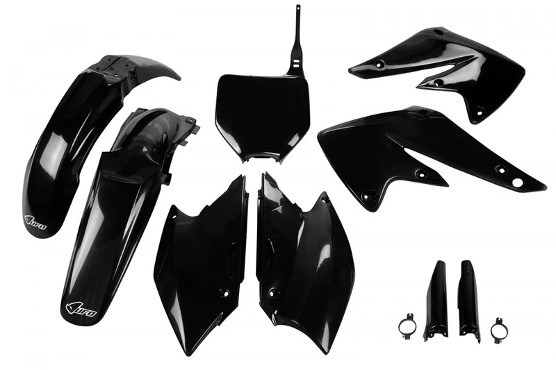 UFO PLAST Full Kit Black Kawasaki KXF 250 2004-2005