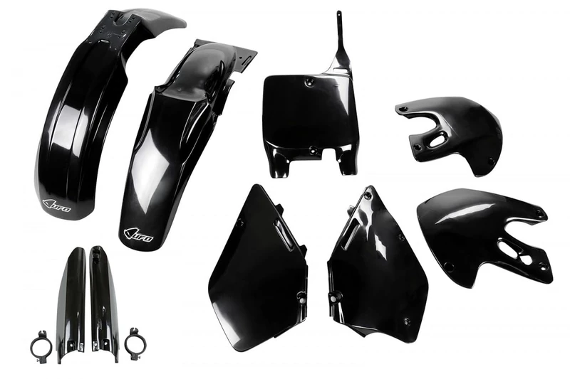 UFO PLAST Full Kit Black Suzuki RM 250 1999-2000