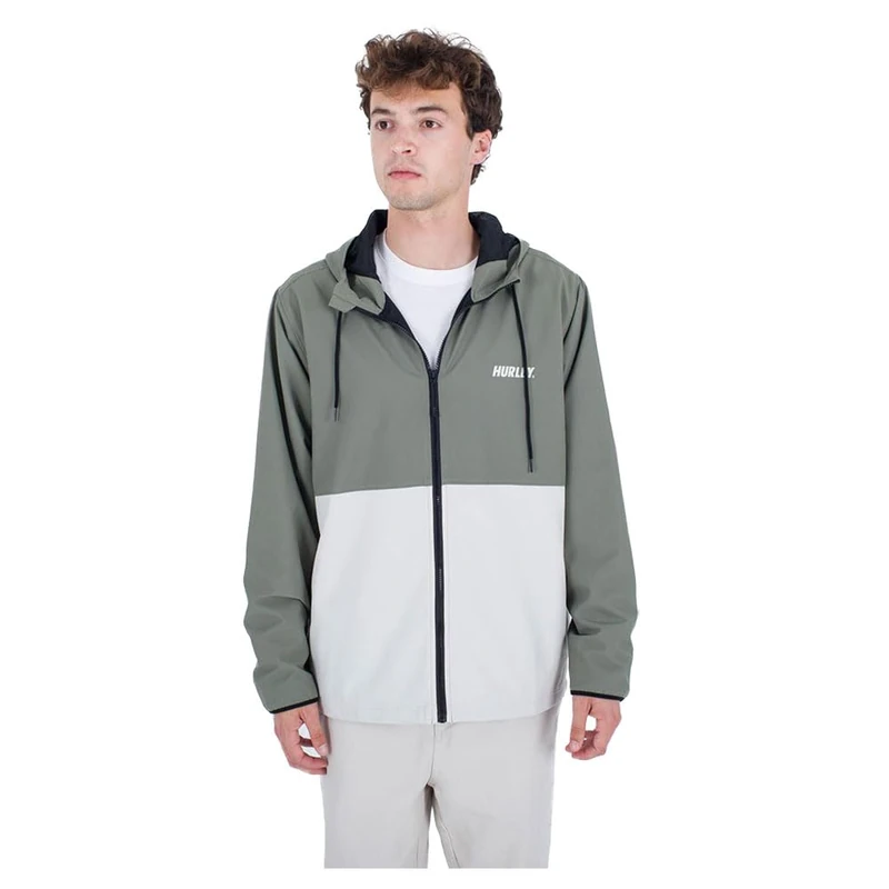 Hurley Windbreaker Jacket with zipper for men - Pismo