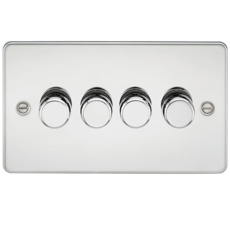 4G 2-way 10-200W (5-150W LED) Intelligent dimmer - Polished Chrome