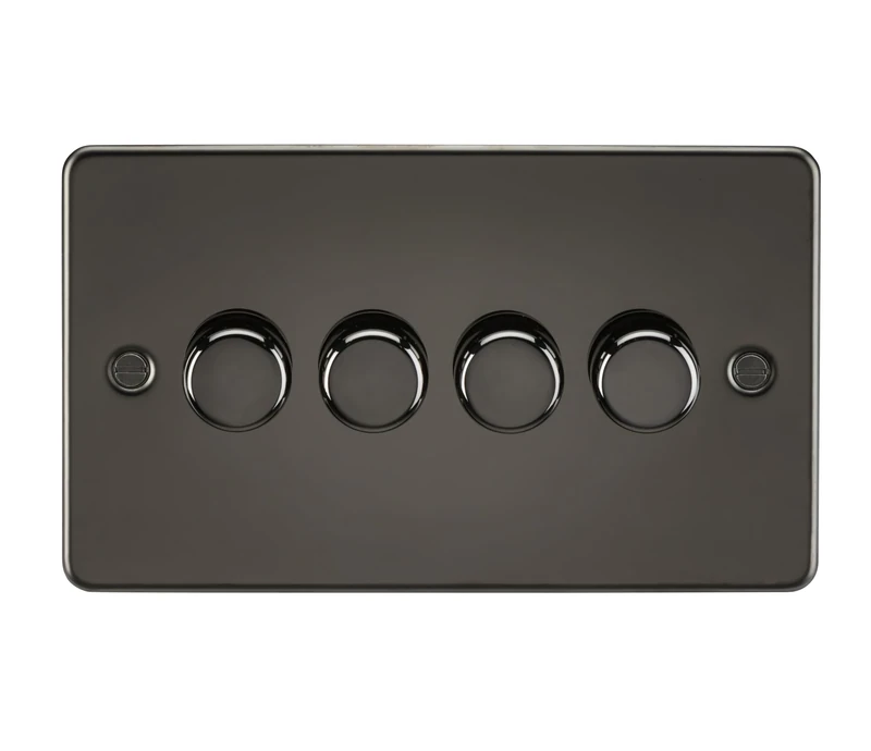 4G 2-way 10-200W (5-150W LED) Intelligent dimmer - Gunmetal