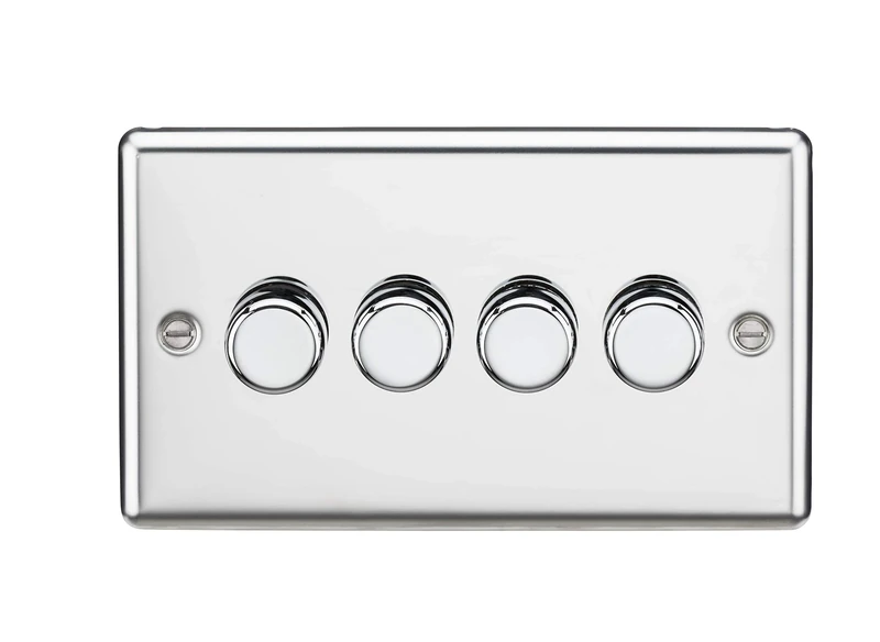 4G 2-way 10-200W (5-150W LED) Intelligent dimmer - Polished Chrome