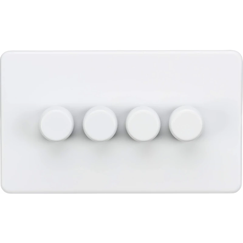 4G 2-way 10-200W (5-150W LED) Intelligent dimmer - Matt White
