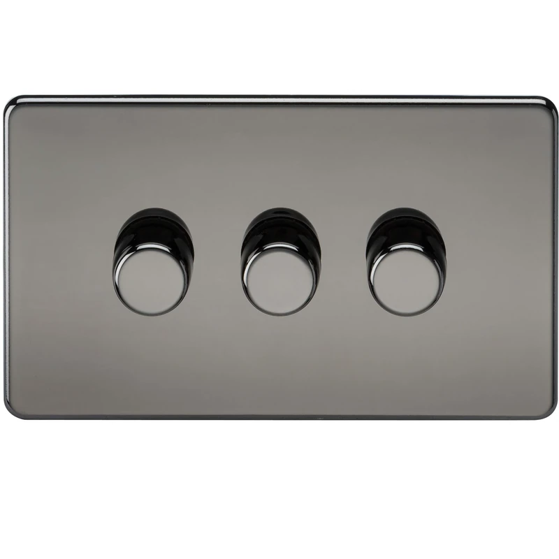 3G 2-way 10-200W (5-150W LED) Intelligent dimmer - Black Nickel