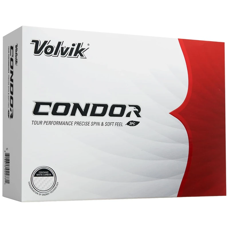 Volvik 2024 Condor Balls, 1 Dozen (12 Balls), White