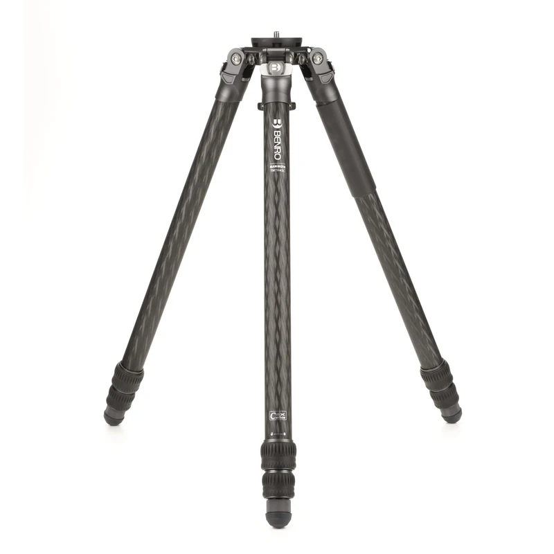 Benro Mammoth Heavy-Duty Carbon Fibre Tripod – Low-Profile Bowl Mount, Twist-Lock Legs, Multi-Angle Support & Stabilised Platform for Telephoto, Wildlife & Video Rigs (TMTH43C) - Image 1