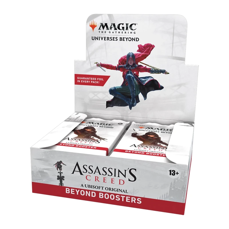 Magic: The Gathering - Assassin’s Creed Beyond Booster Box | 24 Beyond Boosters (7 Cards in Each Pack) | Collectible Trading Card Game for Ages 13+ (English Version)