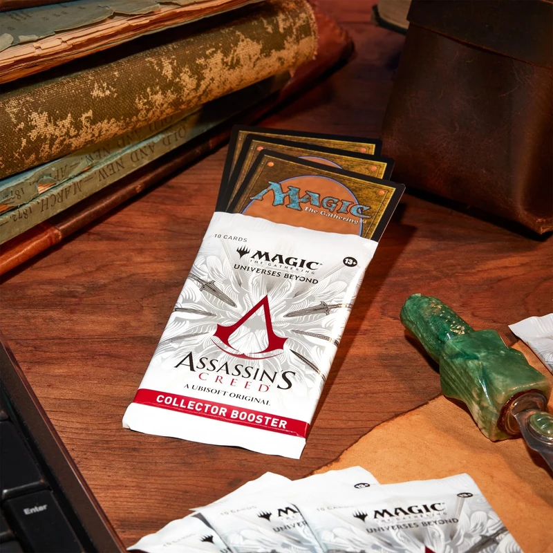 Magic: The Gathering - Assassin’s Creed Collector Booster Box | 12 Collector Boosters (10 Cards in Each Pack) | Collectible Trading Card Game for Ages 13+ (English Version)