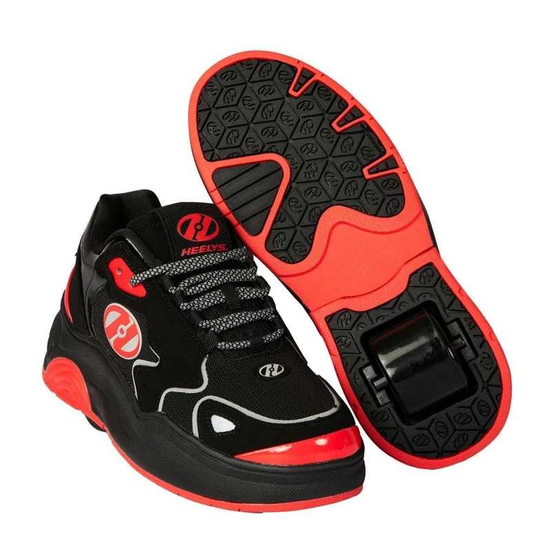 Heelys Mega Pro, (HE01330060) Shoe, Black Red, Child 4