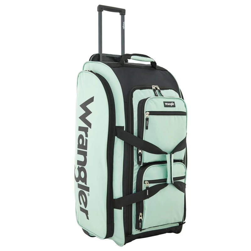 Wrangler 30" Wesley Rolling Duffel Bag, Seaform, Large 30-Inch, Wesley Rolling Duffel Bag