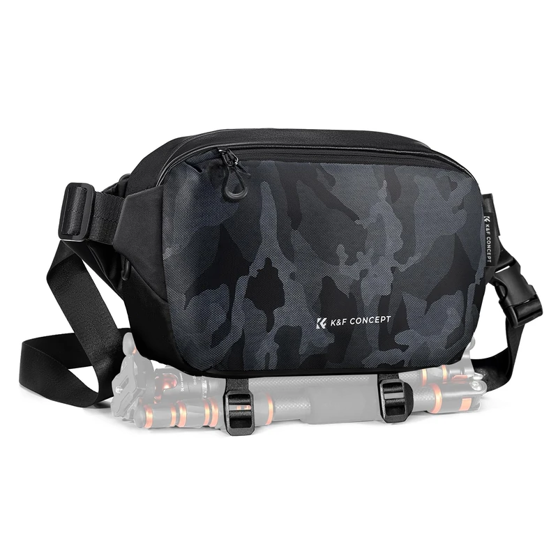 K&F CONCEPT 2 in 1 Sling Bag Everyday Shoulder Bag & Multifunction Photography Crossbody Camera DSLR Backpack Portable Bag
