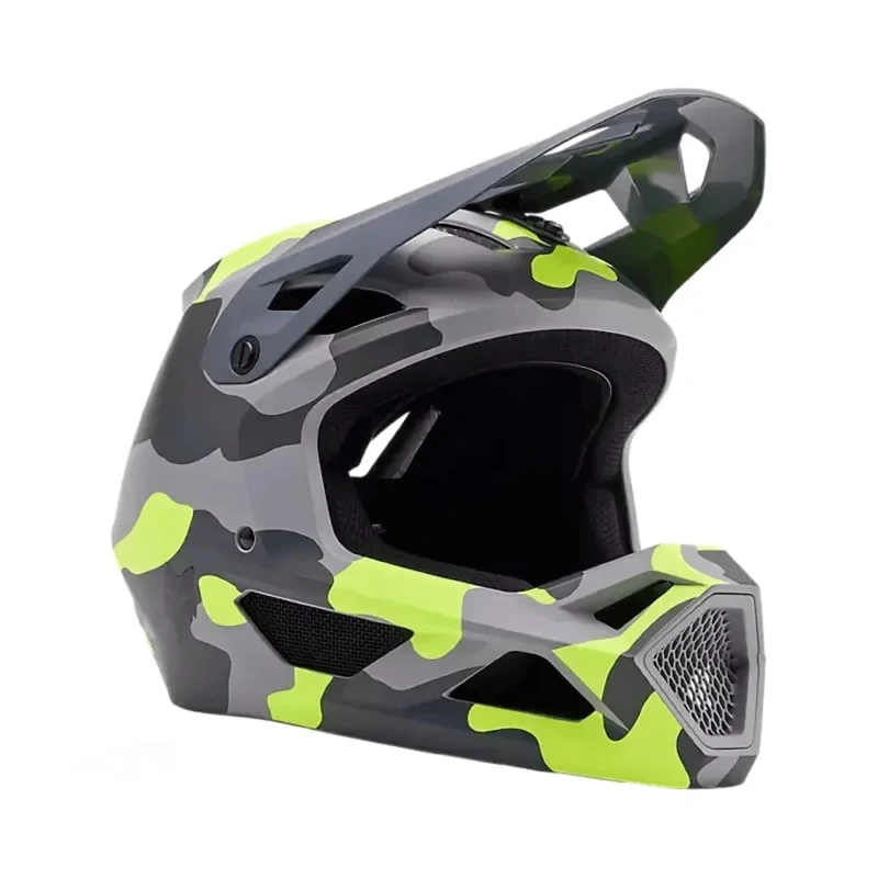 Fox JUNIOR BIKE HELMET RAMPAGE CE/CPSC WHITE CAMO YM
