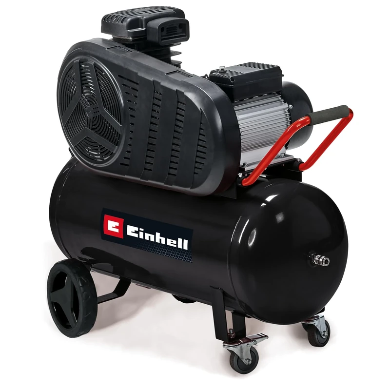 Einhell 50L Belt Driven Air Compressor - 3000W, 240V, 10 Bar, 145 PSI, 420 L/m Intake Capacity, Pressure Reducer, Quick Coupling - TE-AC 430/50/10 Compressor for Workshops with 3 Year Warranty