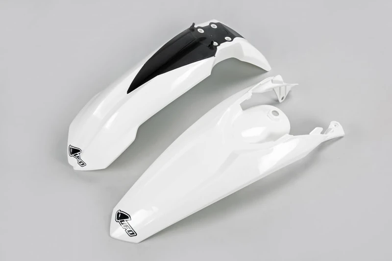 UFO PLAST KTM EXC-F 450 2012-2013 Mudguard Kit White