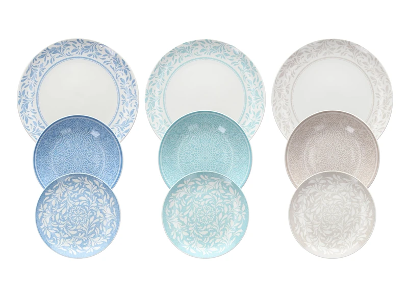 Tognana Celine 18-Piece Porcelain Dinner Set, Multi-Colour
