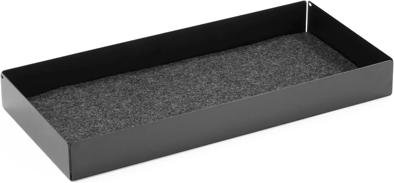 Durable Felt Lined Metal Drawer for Monitor Riser Stand - to Be Used Monitor Stand - 47 x 22 cm - Silent Opening