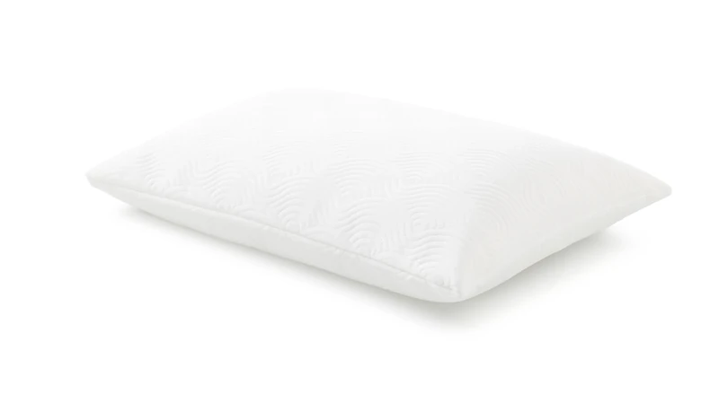 TEMPUR Ease Hug Pillow 74cm x 50cm - With Extra Soft Material Micro-Cushions - Made from NASA Recognised Supportive Memory Foam Material - Made in Denmark - Washable Cover…, White