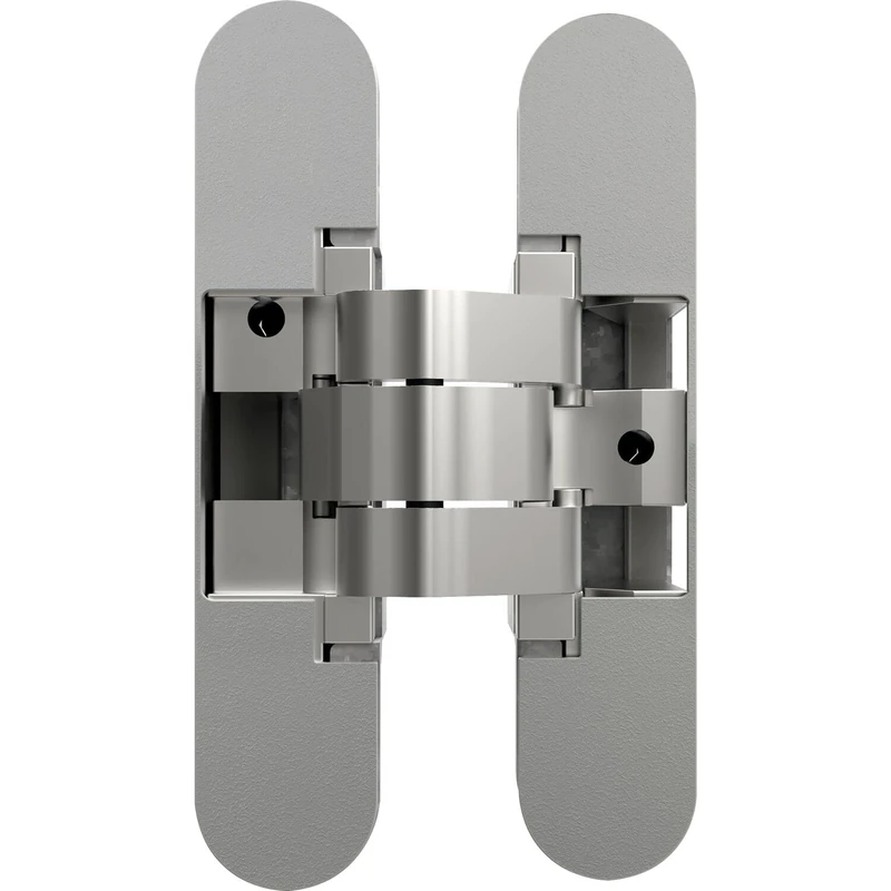 Anselmi Door Hinge Concealed AN1403D-FVZ - Concealed Hinge for Doors up to 40 kg - 3D Adjustable - 180 Degrees, Zinc Die-Cast White