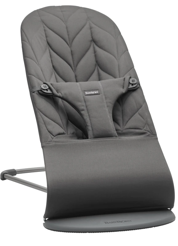 BabyBjorn Bliss Lounger - Woven Petal Quilting - Anthracite