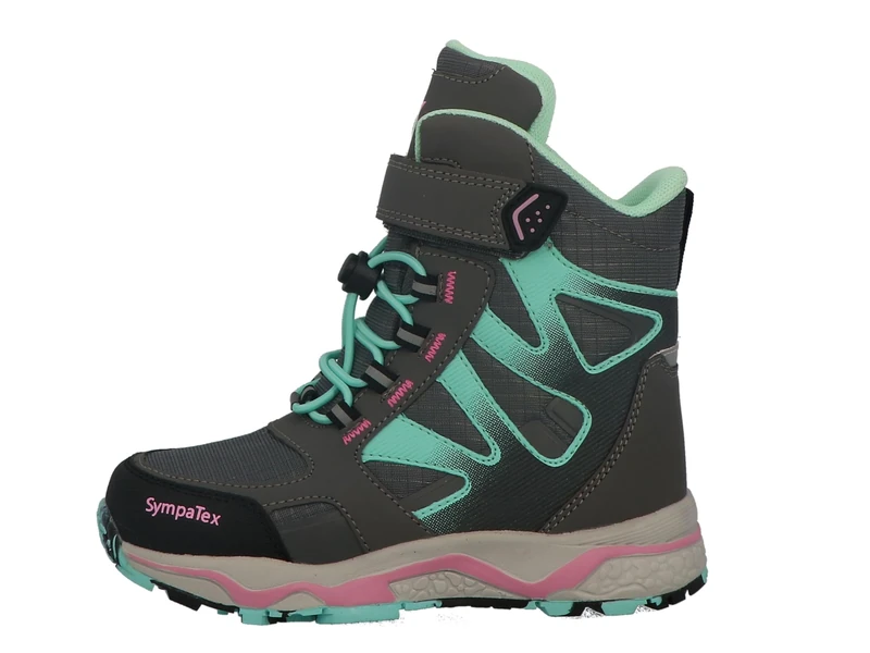 Lurchi 63L0003007 Snow Boot, Grey-Turquoise, 4.5 UK - Image 1