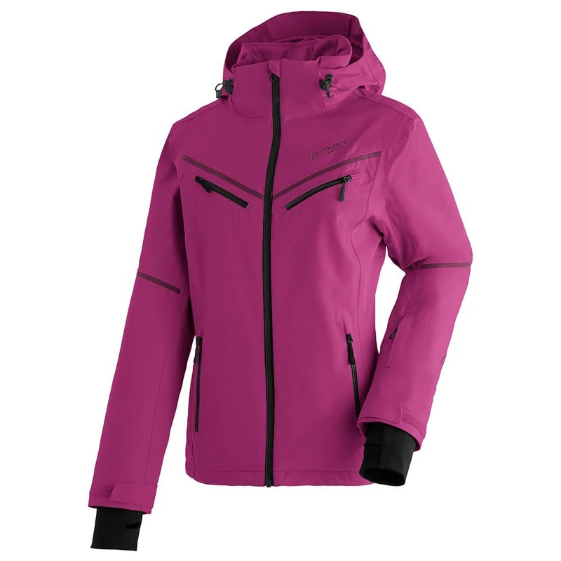 Maier Sports Women's Lunada Ski Jacket, Magenta/Cherrywin, 42